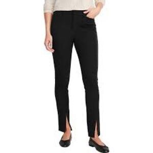 Split hem, high waisted pixie pants